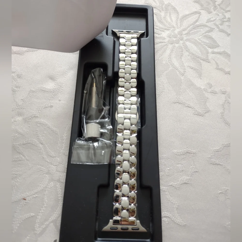 New 🎀 Stainless Steel silver watch band Memori Planet